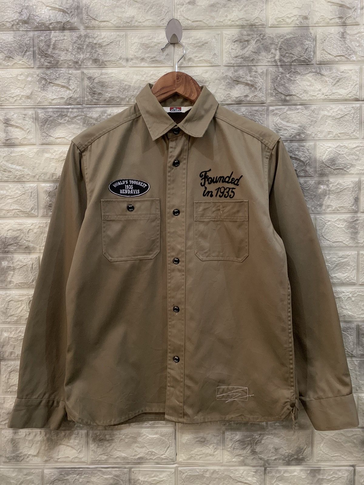 Davis Vintage Ben Davis Embroidered Work Shirt