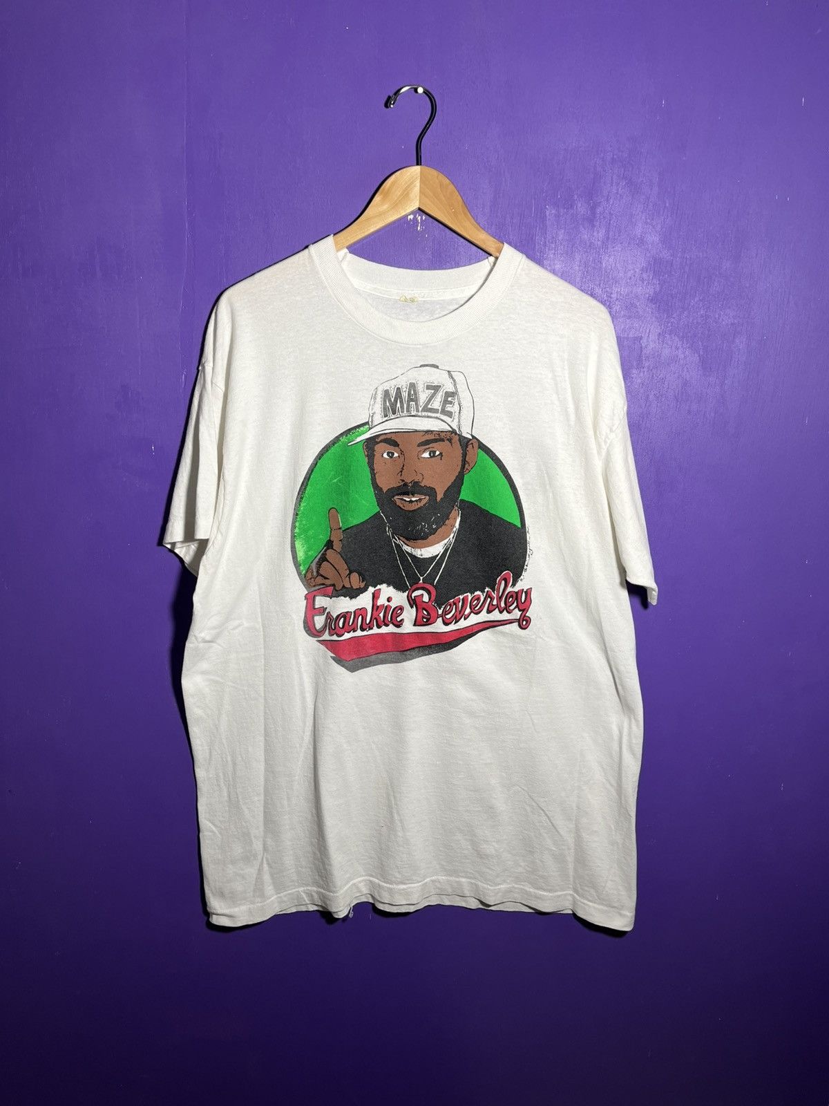 Vintage 90s Maze Frankie Beverly Summer Jam T Shirt Hoodie, Sweatshirt | FlexRushtees.com