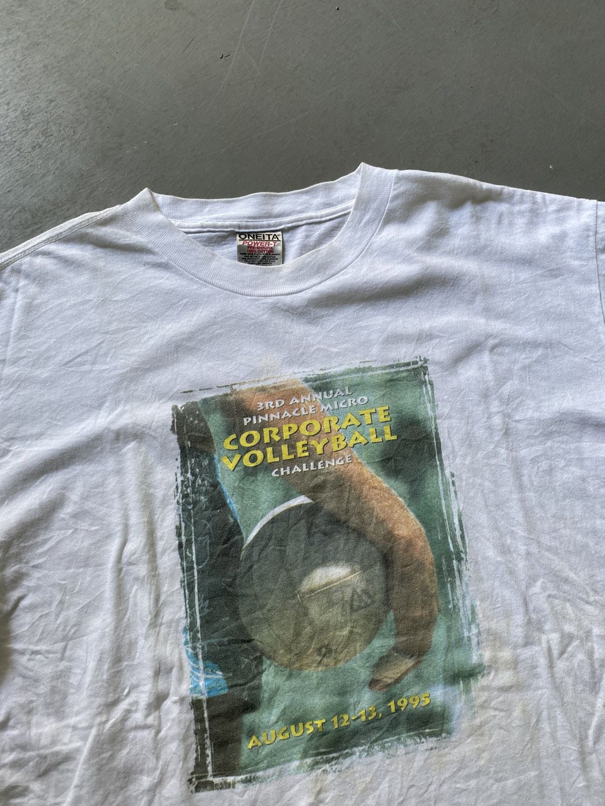 Vintage 95 Corporate Volleyball Challenge Tee Hoodie, Sweatshirt | FlexRushtees.com