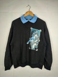 Vintage Hanes Bird Flower Collarneck Sweatshirt