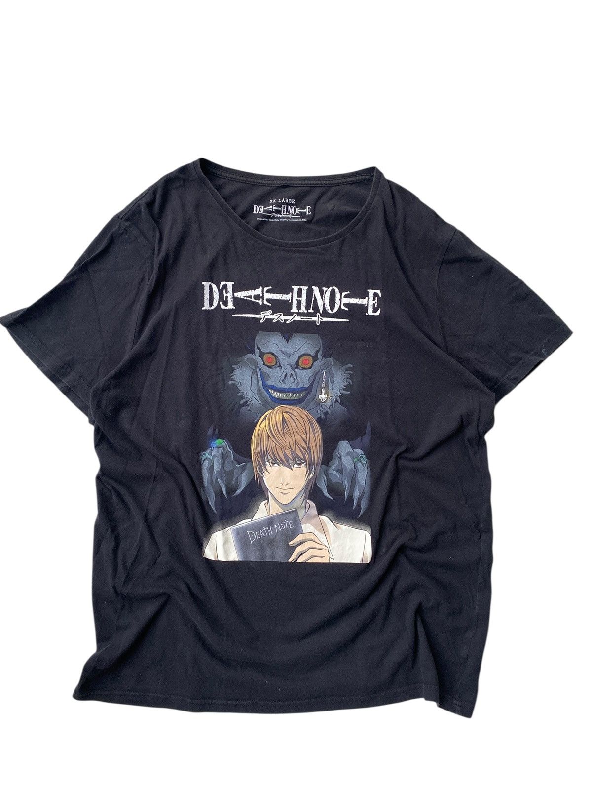 Anime Vintage Death Note Light Ryuk Tee Official Anime Promo Goth