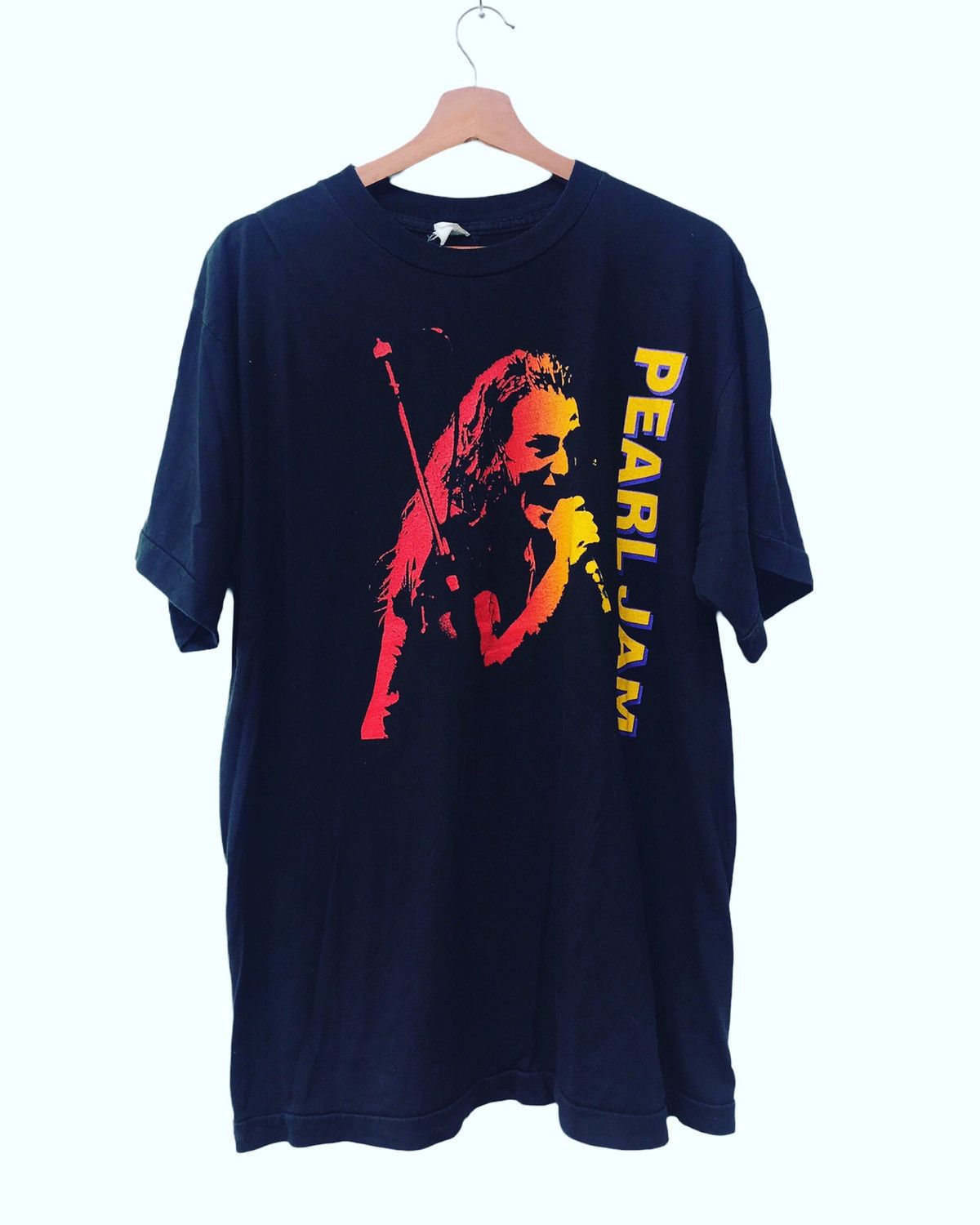 Vintage 90s Pearl Jam Eddie Vedder Grunge Band Tee Shirt Hoodie, Sweatshirt | FlexRushtees.com