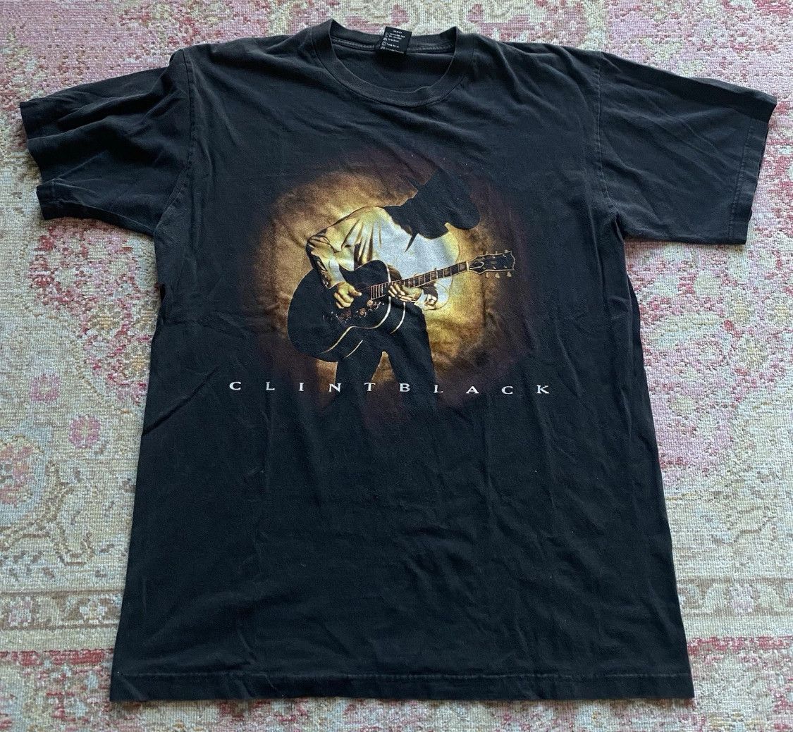 Giant Clint Black T Shirt Xl 90s Vintage Tour 1995 Xl