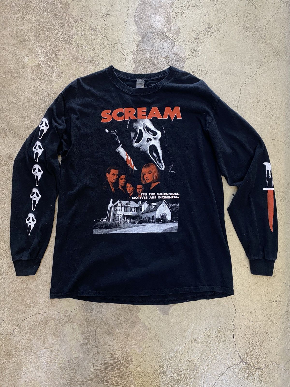 Expert Horror Scream Horror Movie Long Sleeve Shirt