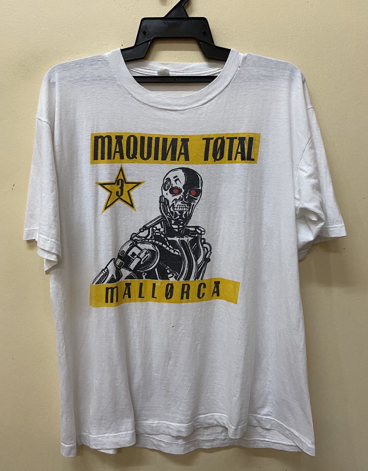 Vintage Dj Mawuina Total Malorca 92 Theme Terminator2 Shirt