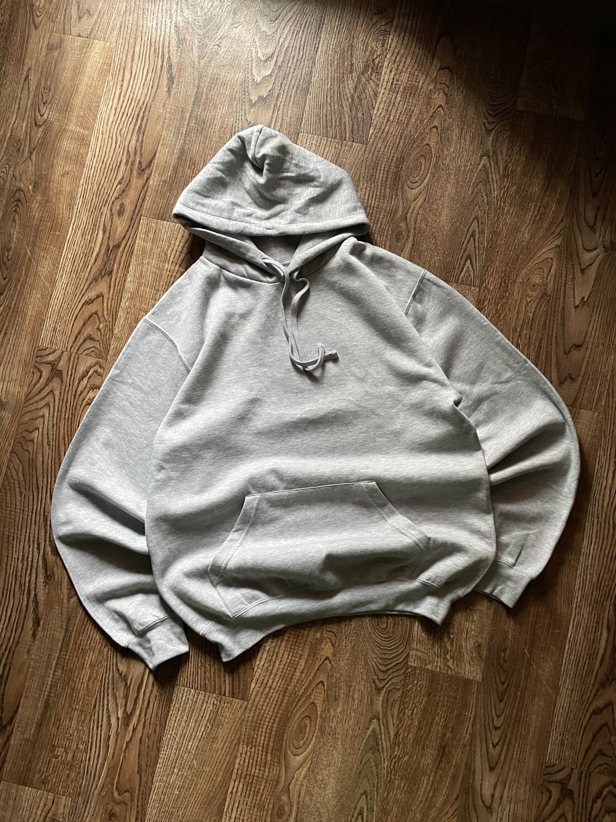 Russell Athletic Vintage 90s Russell Athletic Hoodie Blank Grey