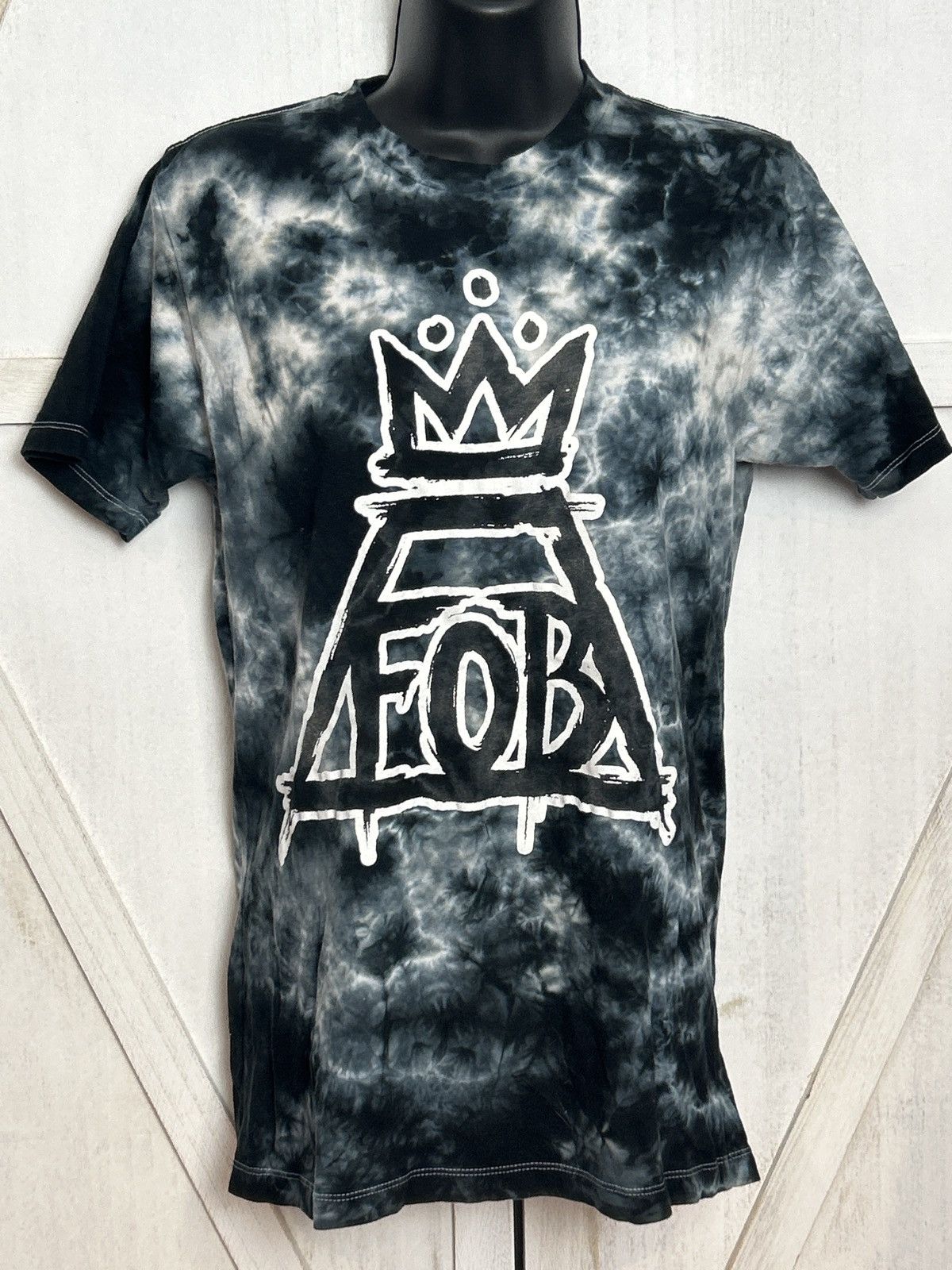 Other Fall Out Boy Women S Small Tie Dye Band T Shirt Black Gray Hoodie, Sweatshirt | AU16VibeMintTees.com