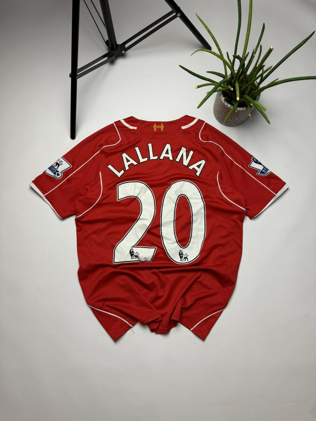 Rare Liverpool Warrior Lallana Soccer Jersey