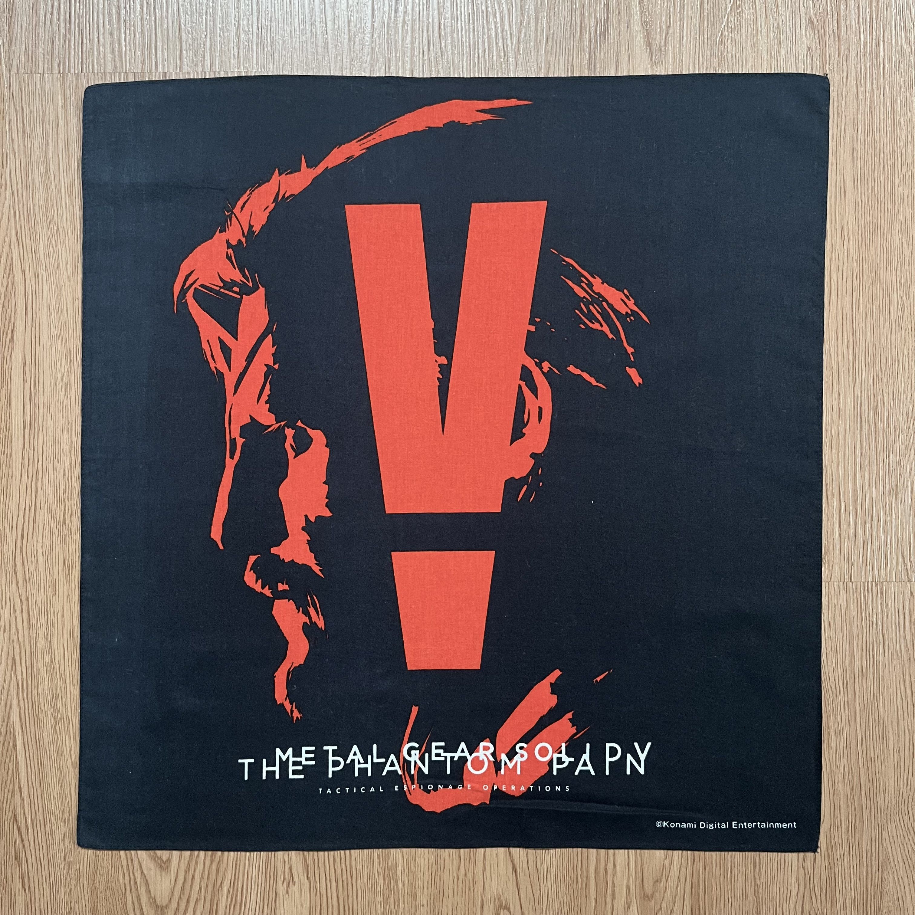 Vintage Metal Gear Solid The Phantom Pain Handkerchief