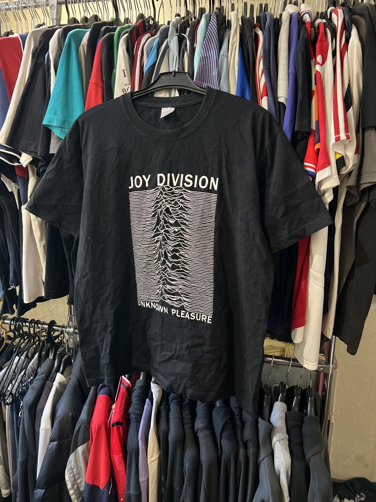 Band Tees 2002 2003 Vintage Joy Division Unknown Pleasures Graphic Tee Hoodie, Sweatshirt | FlexRushtees.com