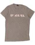 Diesel Womens Graphic T Shirt Top Uk 14 Medium Grey Cotton Hoodie, Sweatshirt | FlexRushtees.com