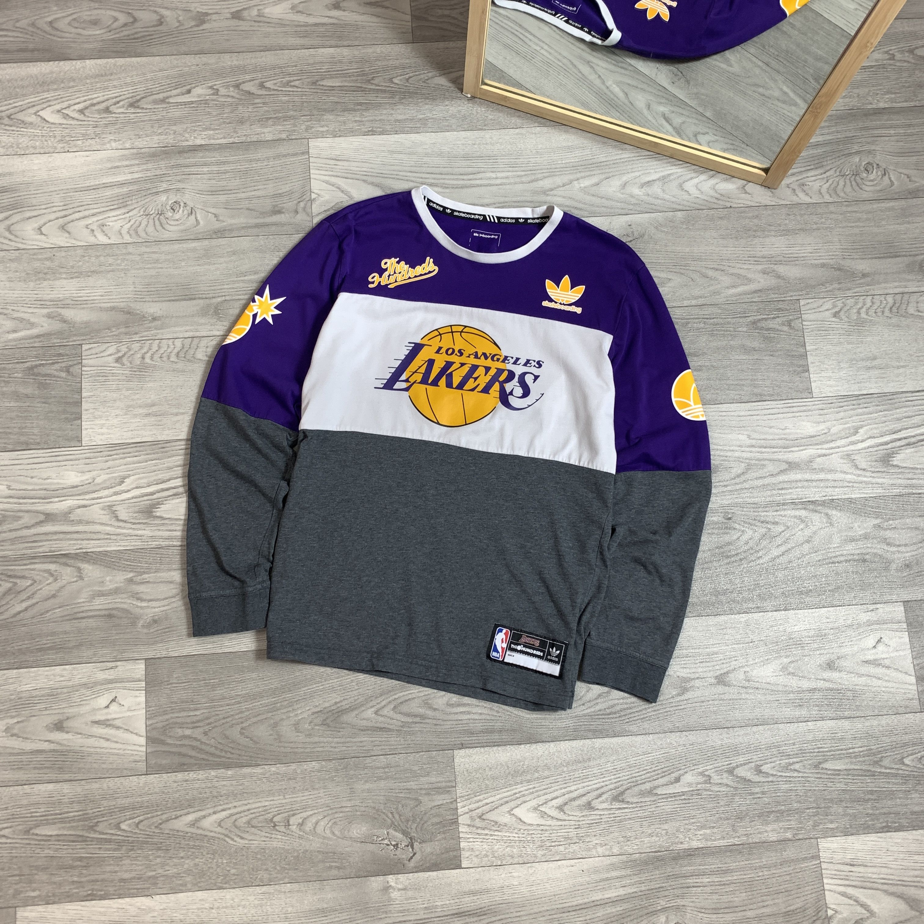 The Hundreds X L A Lakers Longsleeve Tee Shirt Hoodie, Sweatshirt | FlexRushtees.com