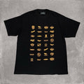 Clo Represent Large Sample Logo Graphic Jet Black Tee Hoodie, Sweatshirt | FlexRushtees.com