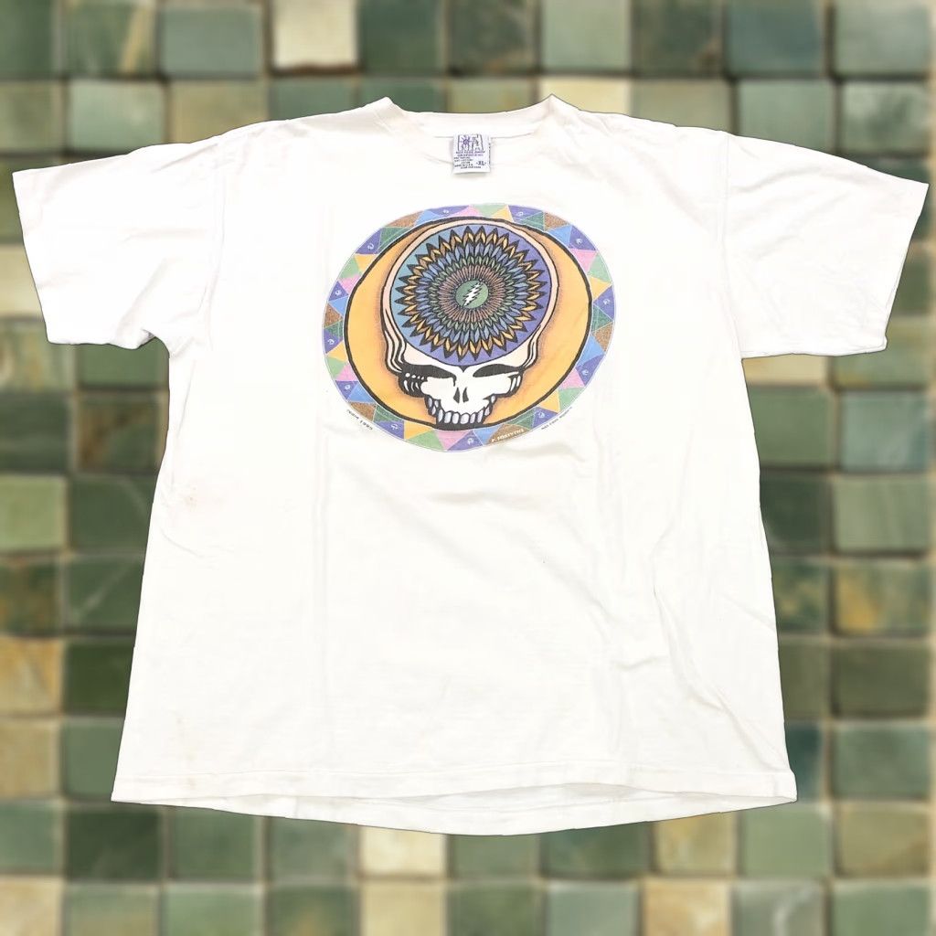 Vintage Nfa Grateful Dead 1995 Summer Tour Bear T Shirt Xl White Mens Xl Not Fade Away 90s S Hoodie, Sweatshirt