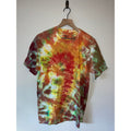 Hanes Comfort Soft Tie Dye Shirt Red Yellow Tee 2000s Large