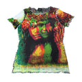 Paul Gaultier Jean Paul Gaultier Psychedelic Faces Mesh Top
