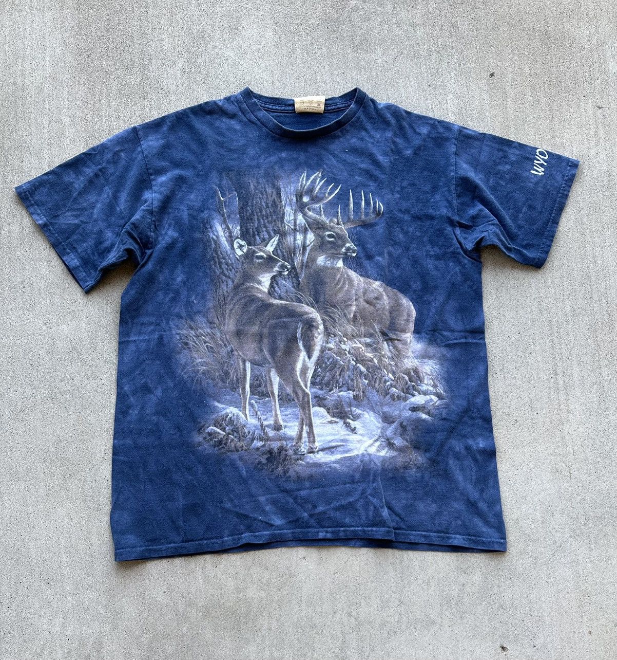 Vintage The Mountain Tee Shirt Animal Deer 90s Large