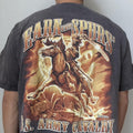 Vintage Earn The Spurs 2000s Graphics Black Tee Shirt Hoodie, Sweatshirt | FlexRushtees.com