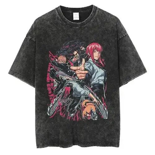 Japanese Vintage Anime Printed Tee Oversized