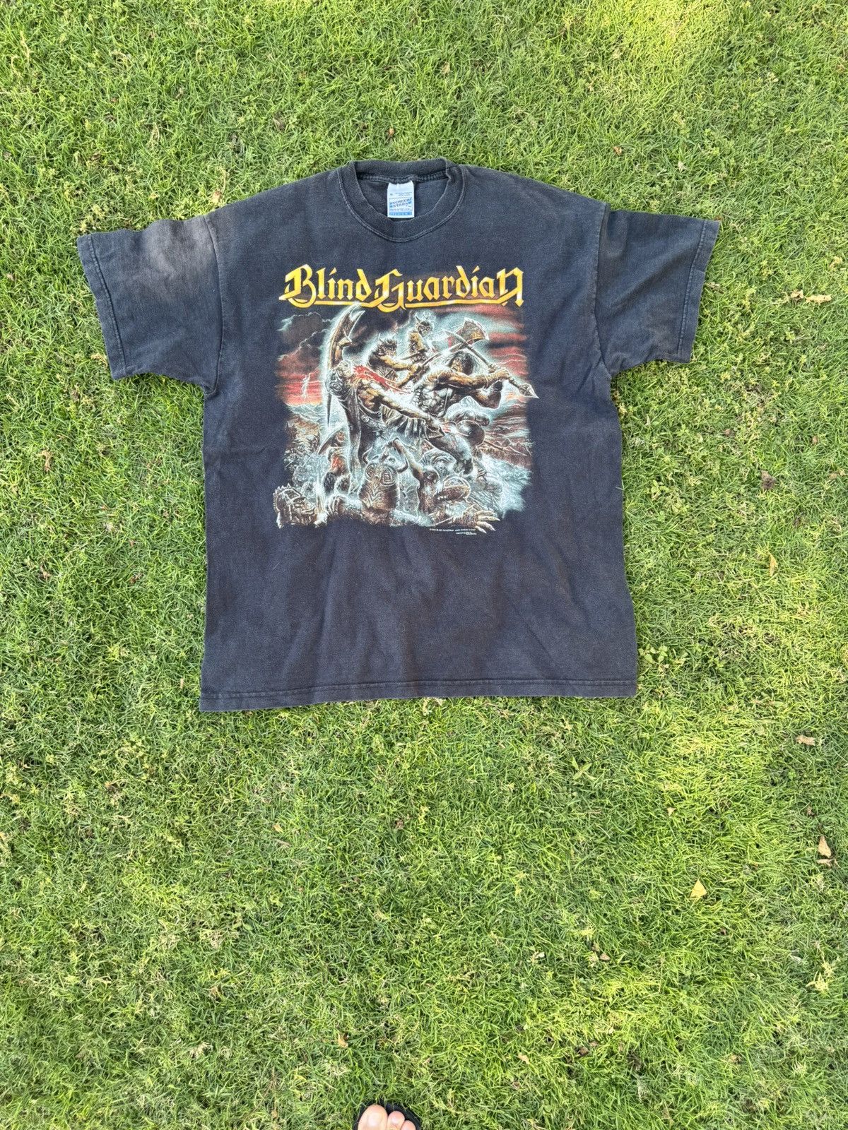 Vintage Blind Guardian Faded 90s Band Screen Stars T Shirt