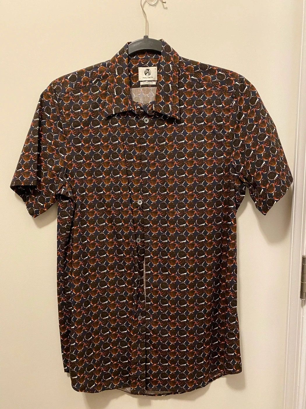 Paul Smith Short Sleeve Shirt With Rose Print Hoodie, Sweatshirt | AU16VibeMintTees.com