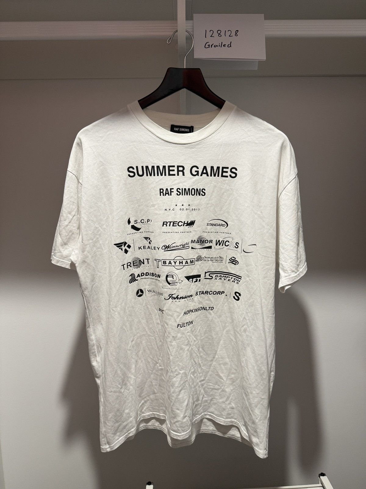Simons Raf Simons Summer Games Tee