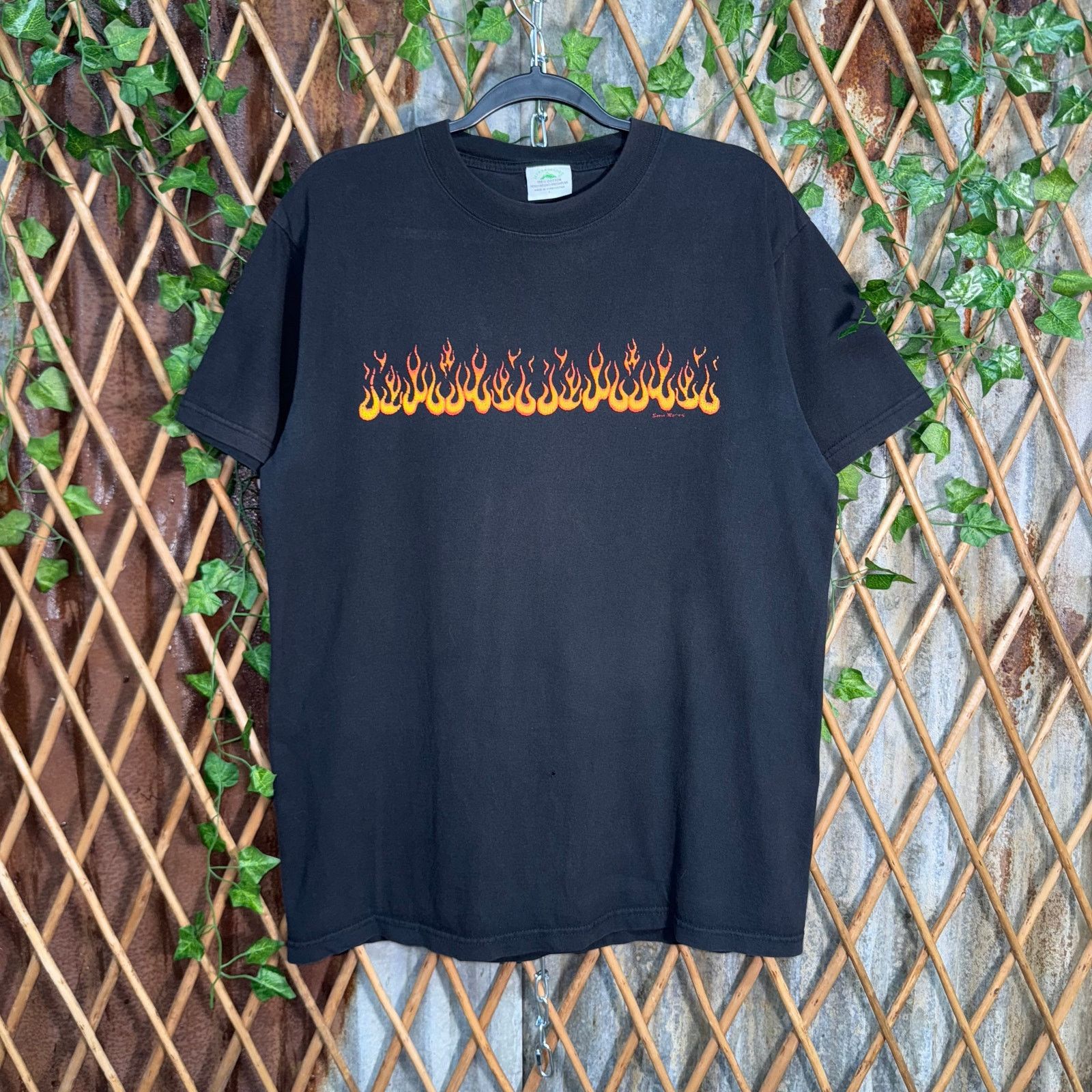 Vintage Y2k Sierra Madre Flame Essential 1990s 2000s T Shirt