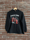 Vintage Linkin Park Rock Band Boxy Hoodie Black Rare Hype T-Shirts, Sweatshirt | FlexRushtees.com