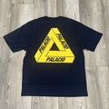Palace Tri Lingual Navy Spanish Tee Large Palacio Hoodie, Sweatshirt | FlexRushtees.com