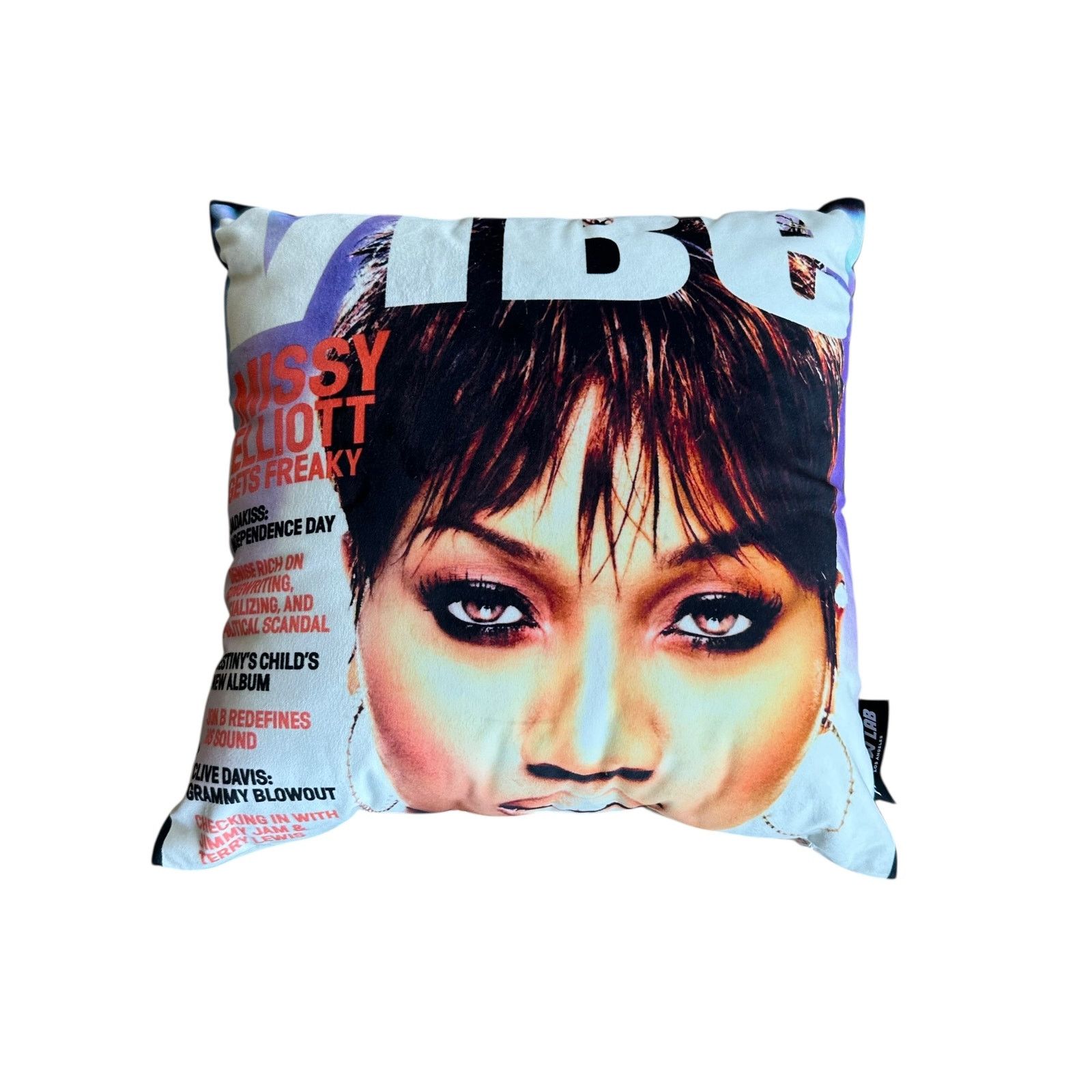 Rap Tees Pillowlab Missy Elliot Vibe Cover Magazine Pillow Hoodie, Sweatshirt | AU16VibeMintTees.com