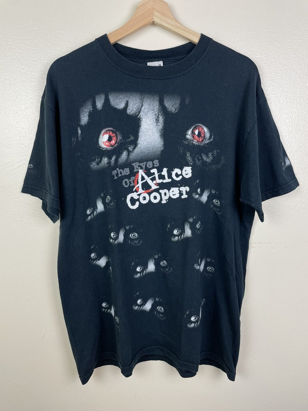 Band Tees X Vintage Vintage Alice Cooper Eyes Fade Aop Band Tee