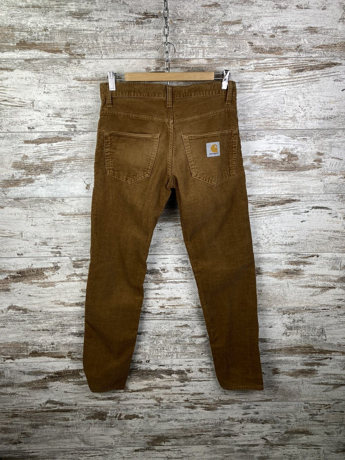 Carhartt Wip X Vintage Mens Vintage Carhartt Wip Velvet Klondike Pant Brown Y2k