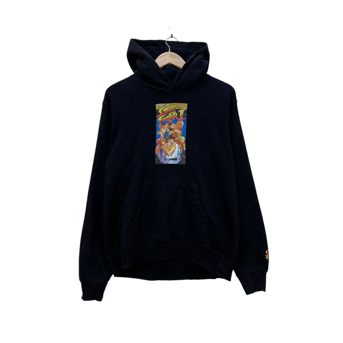 Playstation Awesome Video Game Capcom Street Fighter Ii Pullover Hooded