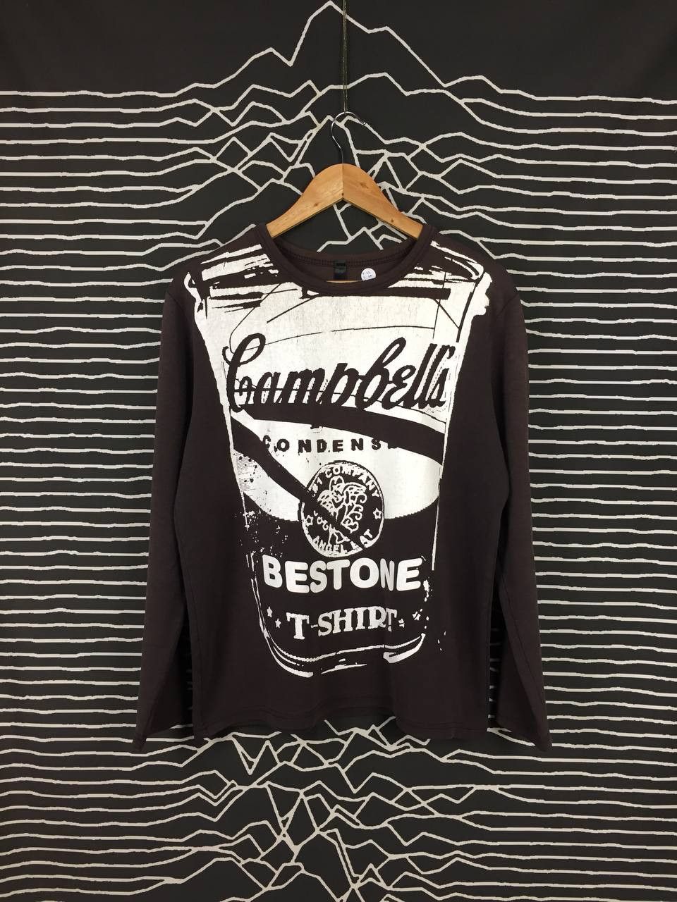 Vintage Bestone Korean Brand Campbells Graphic Design Longsleeve Tee Hoodie, Sweatshirt | FlexRushtees.com