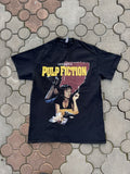 If Six Was Nine Vintage Pulp Fiction Graphic Logo Tee Shirt
