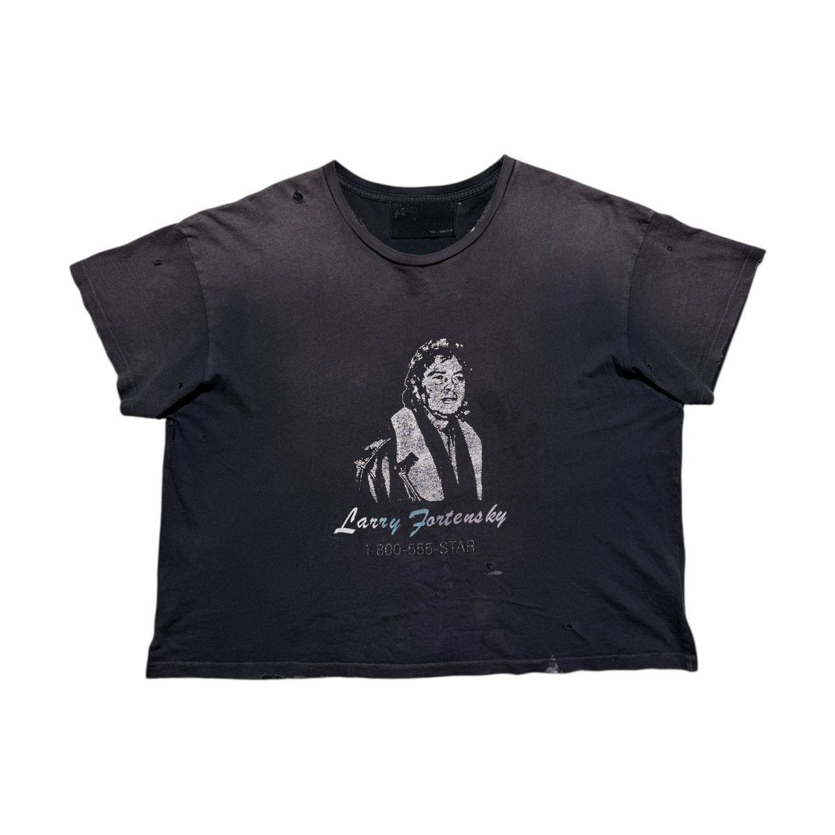 Paly Hollywood Larry Fortensky Washed Boxy Tee Hoodie, Sweatshirt | FlexRushtees.com