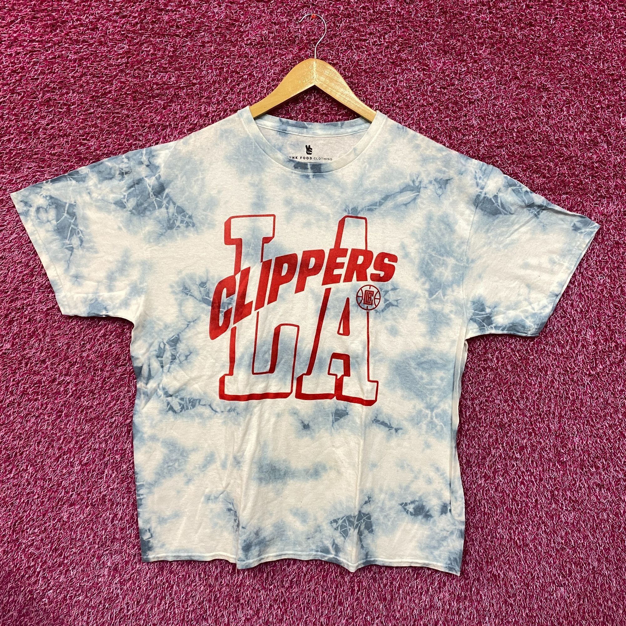 Nba X Vintage La Clippers Nba Court Side Team Gameday Promo Tie Dye L