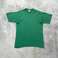 Vintage 2000s Blank T Shirt Faded Green Size Xl