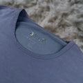 Vintage Bylt Men S Drop Cut Lux T Shirt Navy Blue L S Crew Neck M Medium Cotton Polyester Spandex Lo Hoodie, Sweatshirt
