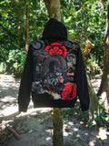 Japanese Brand Dragon Design Printed Hoodie Zipper