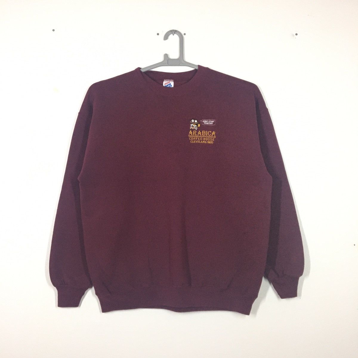 Vintage 90s Jerzees Arabica Coffee Smallpony Sweatshirt