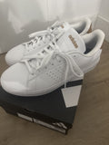 Adidas Advantage 2 0 White Brown Lightly Worn
