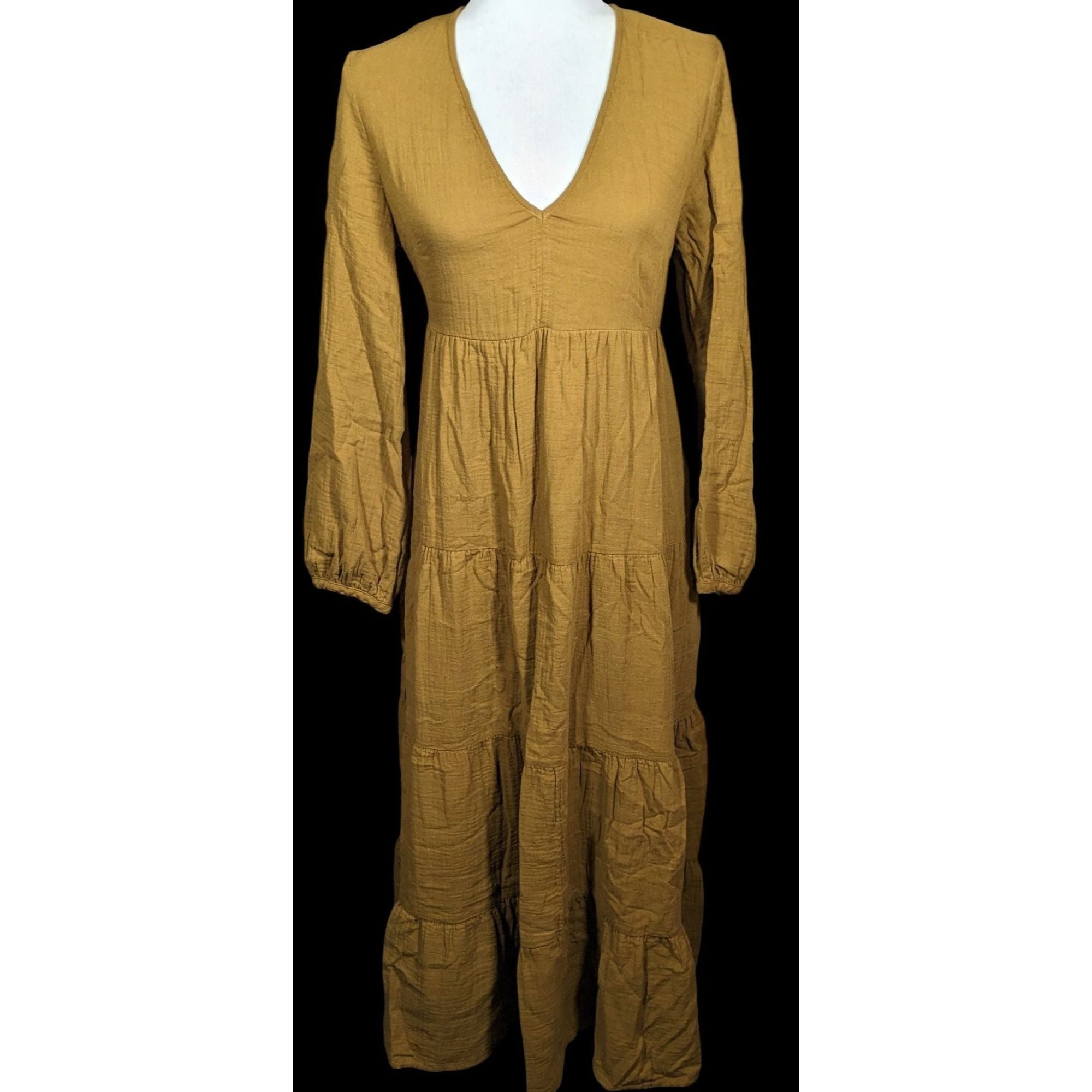 Other Universal Threads Rustic Peasant Brown Tiered Cotton Maxi Dr T-Shirts, Hoodie, Sweatshirt | FlexRushtees.com