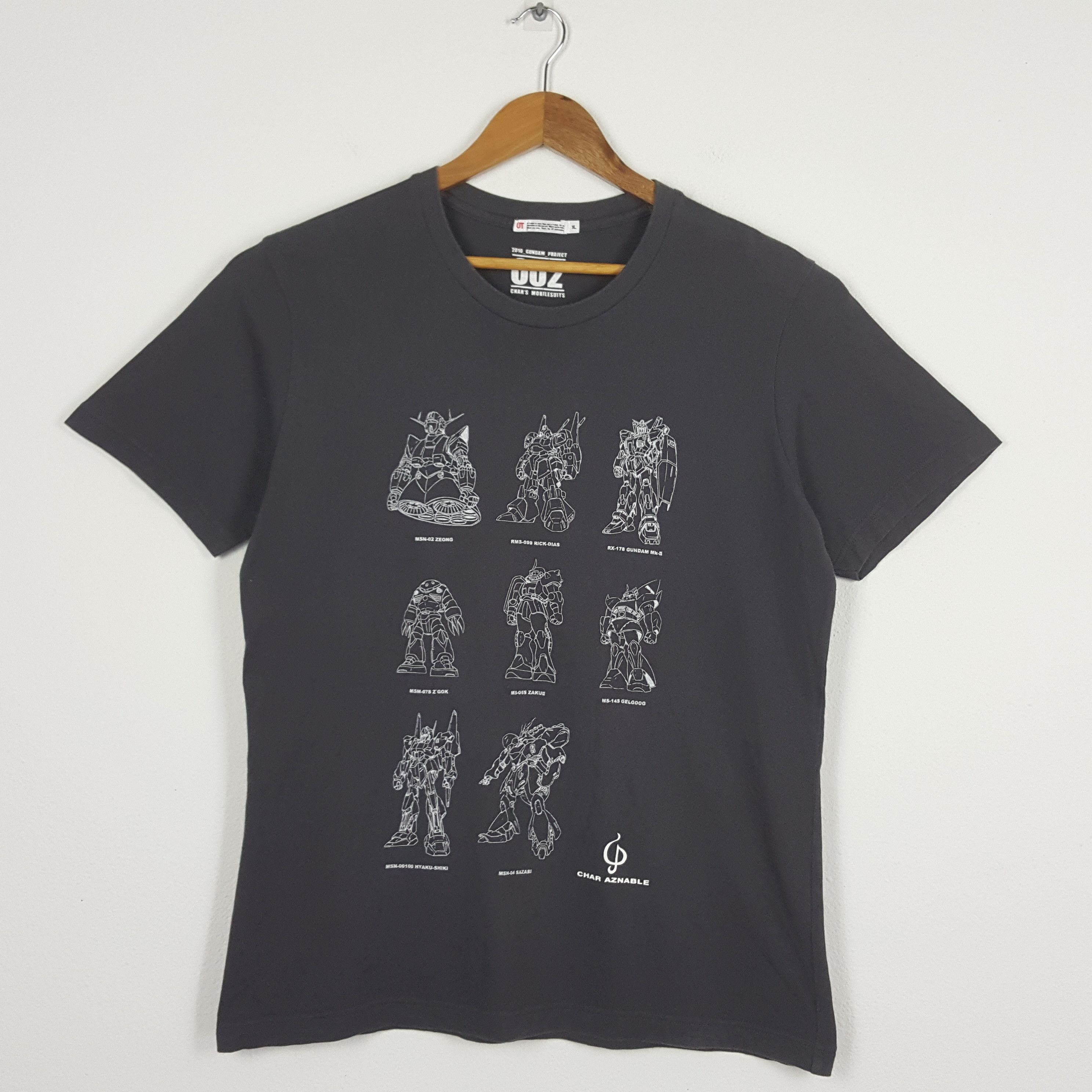 Vintage Gundam Japanese Anime Series Mobil Suit T Shirt