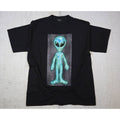 Vintage 1990s Psychedelic Alien Gray Ufo T Shirt 1995 L