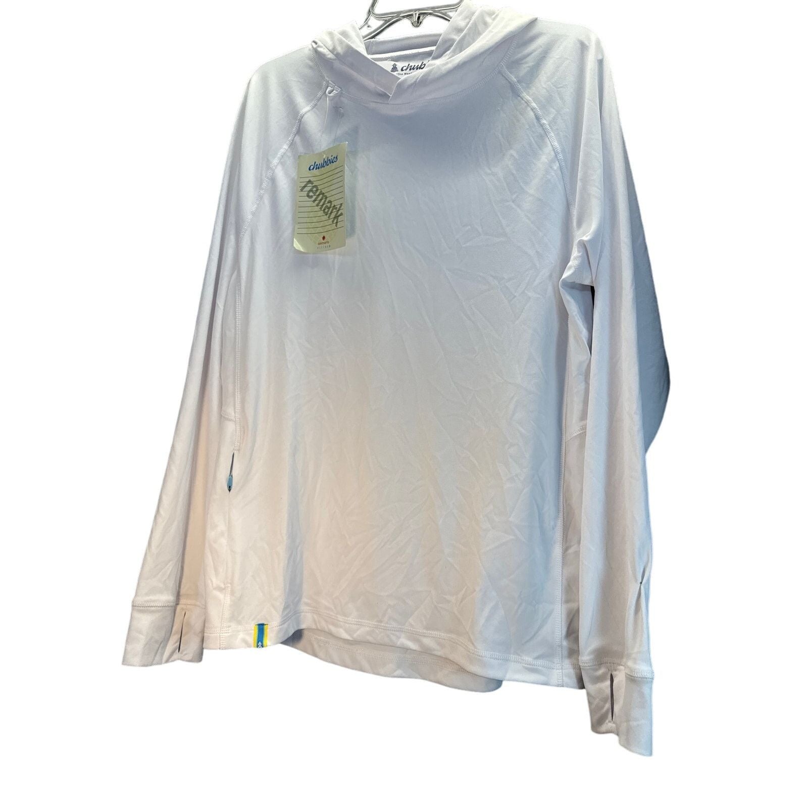 Chubbies Sample White Sunhoodie Thumbholes Upf50 Men Sz M T-Shirts, Hoodie, Sweatshirt | FlexRushtees.com