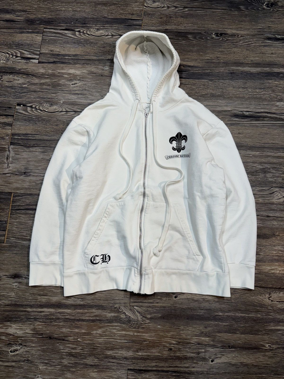 Hearts Chrome Hearts Rare Zip Up Hoodie