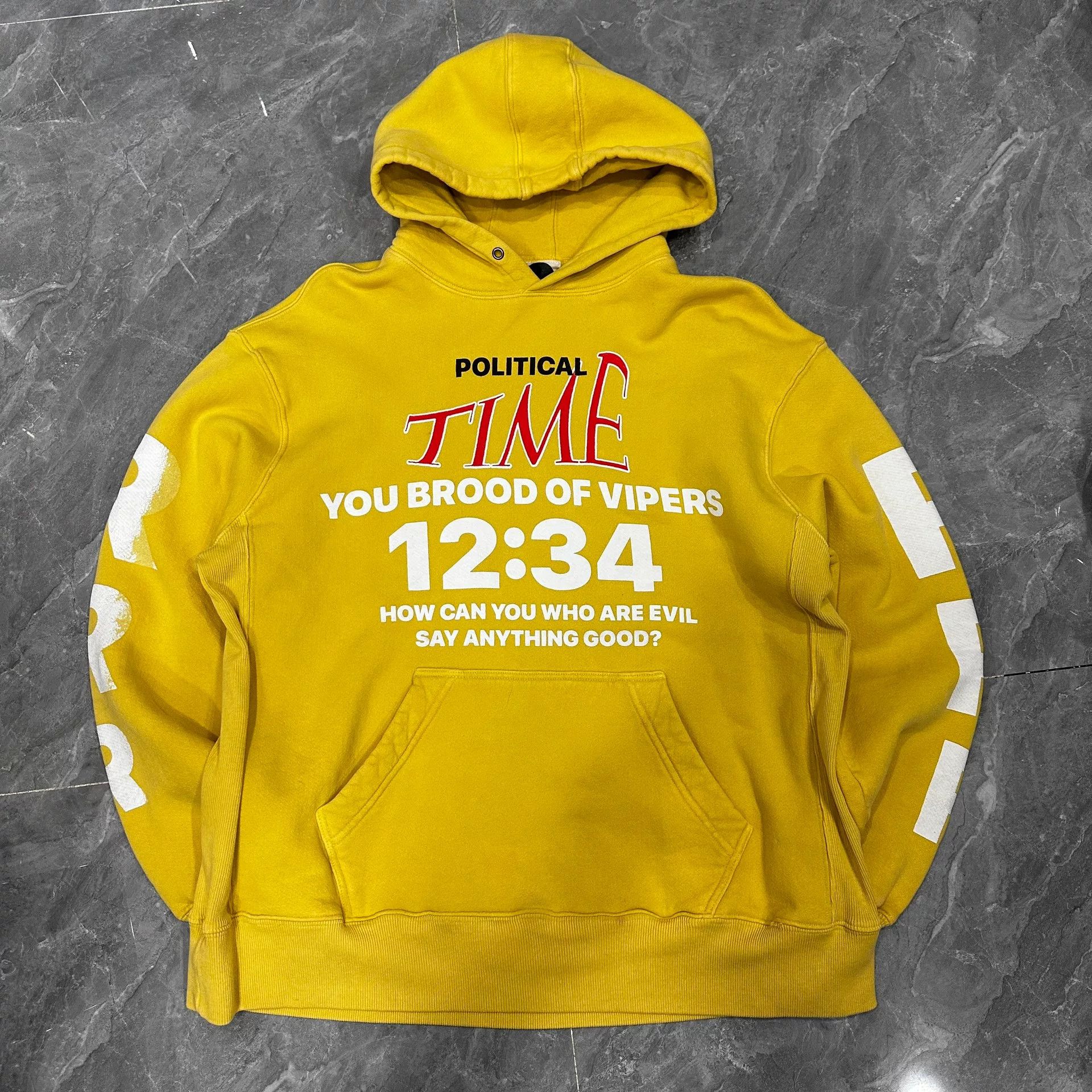 Rrr 123 Vintage Lemon Yellow Graphic Hoodie T-Shirts, Sweatshirt | FlexRushtees.com