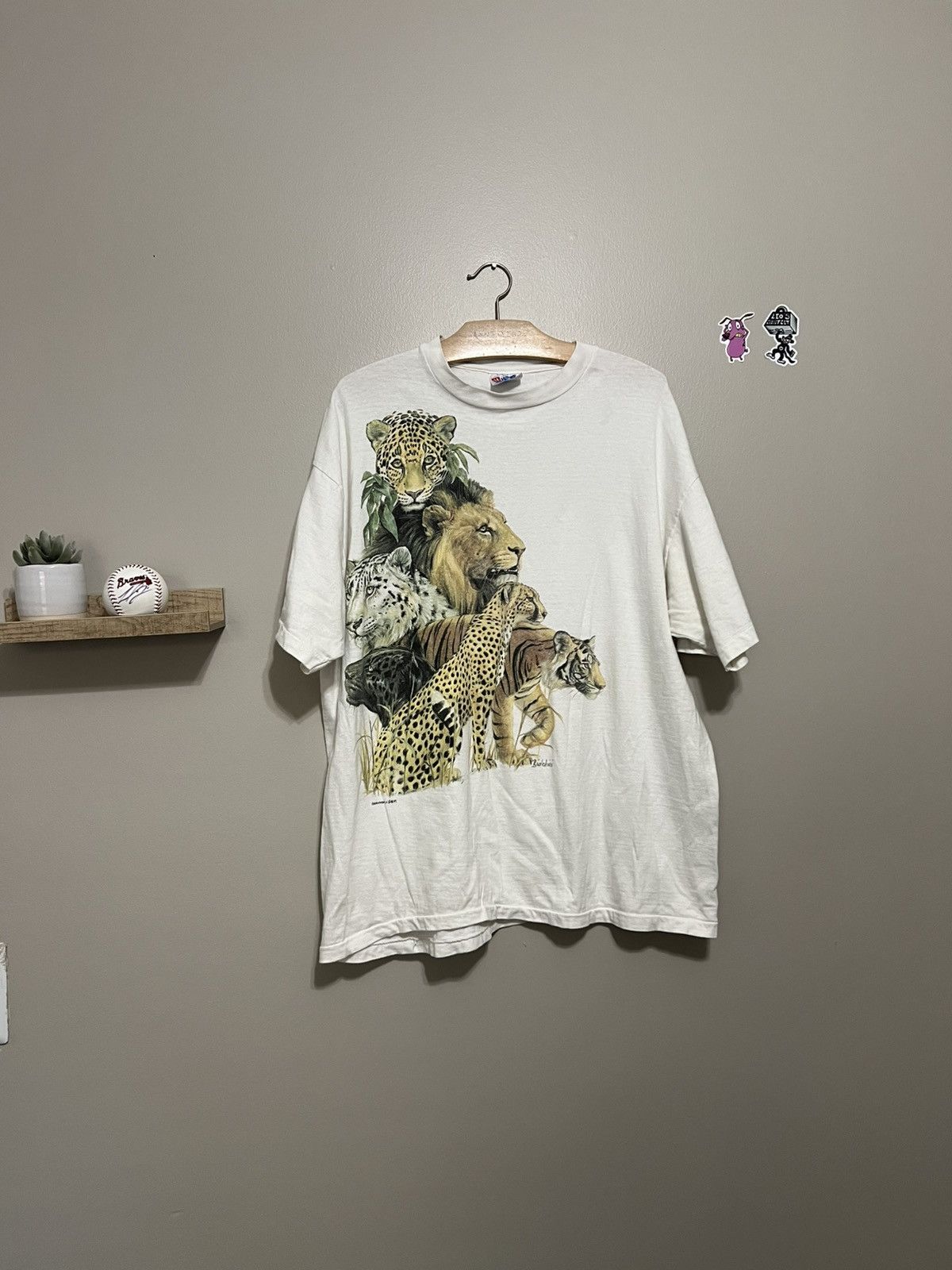 Vintage Hanes Animal Nature Tee Hoodie, Sweatshirt | FlexRushtees.com