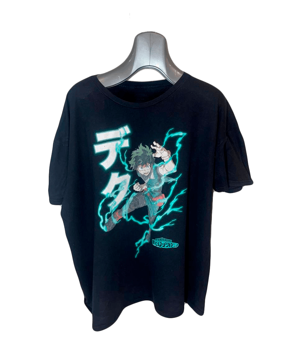 Japanese Brand Crazy Anime My Hero Academia Y2k Oversize T Shirt